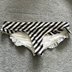 Victoria Secret Size small cheeky ruffle bikini bottom.